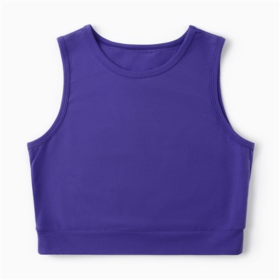 Топ женский MiNiMi, фиолетовый, размер 46 (M)