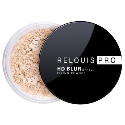 Пудра фиксирующая с эффектом блюра RELOUIS PRO HD blur effect fixing powder тон 01