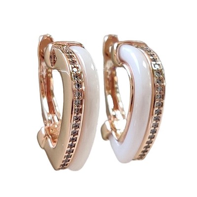 Серьги с керамикой