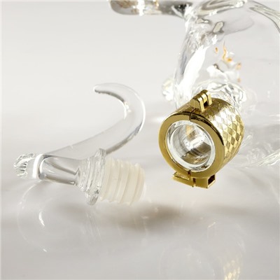 Штоф «Тигр», 500 мл, 30×7×17 см, стекло, прозрачный