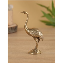 Сувенир «Журавль», 7×4×12 см, бронза