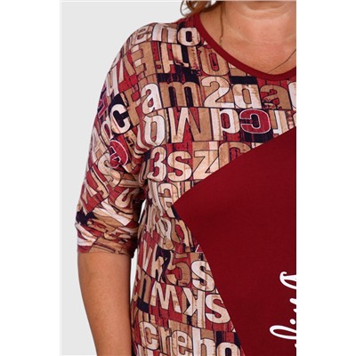 Марчелла - туника бордо