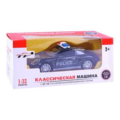 Машина "Полицейский патруль" металл., в коробке