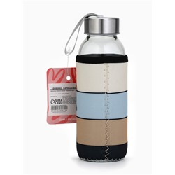 Бутылка для воды стеклянная в чехле «Хорошего дня», 350 мл