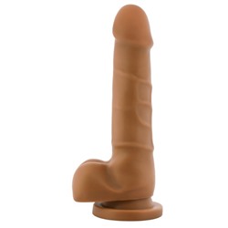Фаллоимитатор-мулат Realistic Cock Basic 7 - 19,7 см.