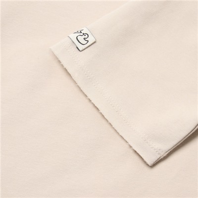 Футболка детская KAFTAN, размер 36 (134-140 см), бежевая