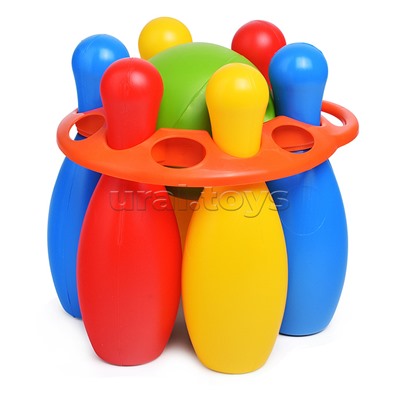 Набор боулинг с держателем, малый