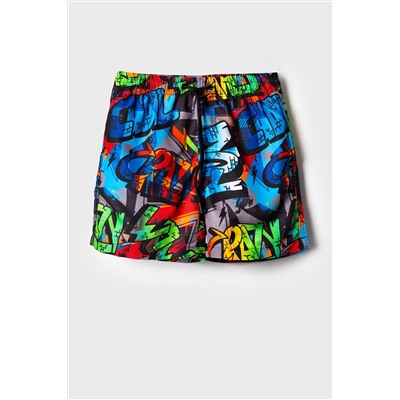 Шорты текстильные плавательные для мальчиков, средней длины PLAYTODAY, 1240807