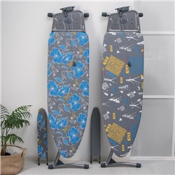 УЦЕНКА Доска гладильная «Ника 11 тефлон», 122×40 см, регулируемая высота до 100 см, МИКС