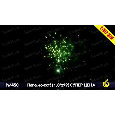 Фейерверк Р8460 Папа может (1,25" х 99)