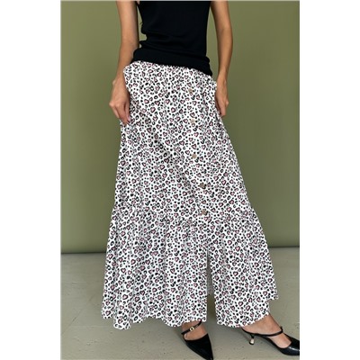 Юбка  NATURE098/01/Белый, розовый