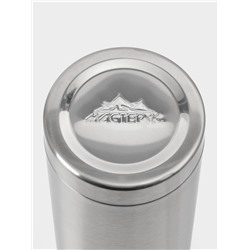 Термос гильза Мастер К, 1 л, с кружкой, сохраняет тепло 24 ч, нержавеющая сталь, цвет хром