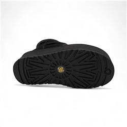 Ботинки из натуральной кожи на меху R-62A черные