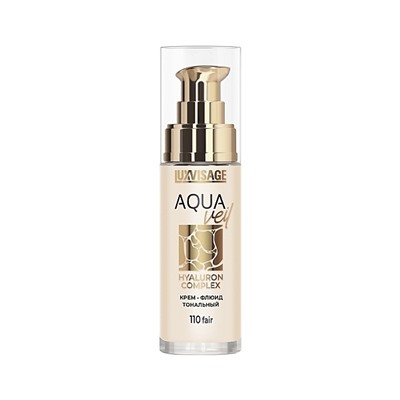 LUX visage Крем-флюид тональн.тон №110 светлый AQUA VEIL HYALURON COMPLEX  30г/4