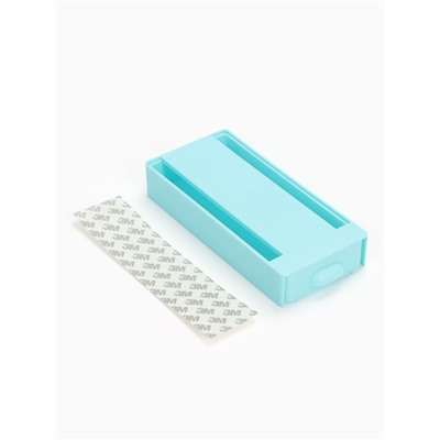 Ящик для хранения, скрытый потайной под стол, 20×9×4 см, голубой