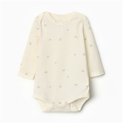 Боди детское MINAKU, рост 80-86 см, молочное