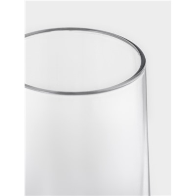 Бокал для шампанского Magistro «Мерцание», 190 мл, 7×24.5 см, стекло, синий