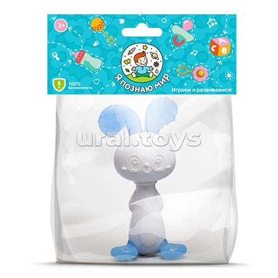 Игрушка грызунок "Зайчик" в пакете