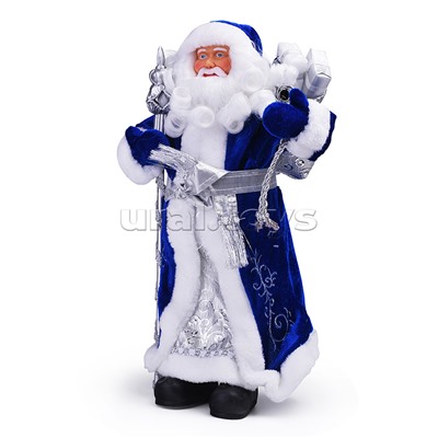 Новогодняя фигурка "Дед Мороз" ПВХ, полиэстер, 20,5x12,5x41,5см