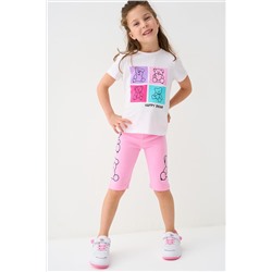 Фуфайка трикотажная для девочек (футболка) PLAYTODAY, 1240011