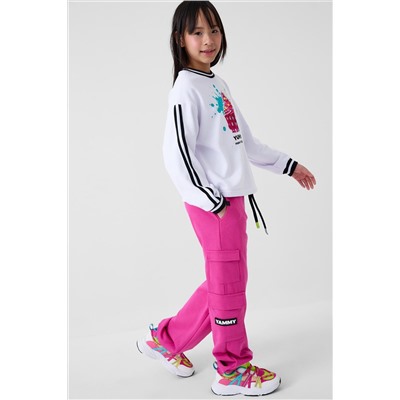 Брюки трикотажные для девочек PLAYTODAY, 1241070