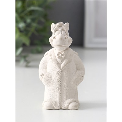 Фигурка «Конь в пальто малый» 9×5×4 см, натуральный