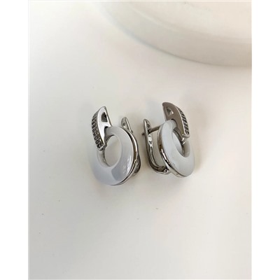 Серьги с керамикой