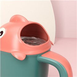 Ковш пластиковый для купания и мытья головы, детский банный ковшик «Рыбка», 500 мл., с леечкой