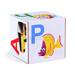 Кубики обучающие "Азбука в картинках"