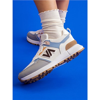 AG022-050 бел Кроссовки женские (36-41)/10