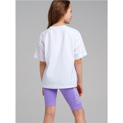 Брюки трикотажные для девочек (легинсы укороченные)