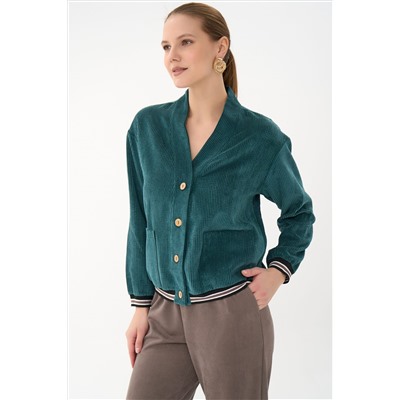 Бомбер Лэйб (бирюза)