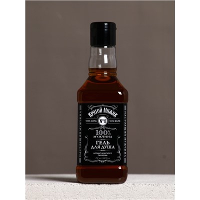 Набор "Самый крутой", гель для душа во флаконе виски и шариковая ручка