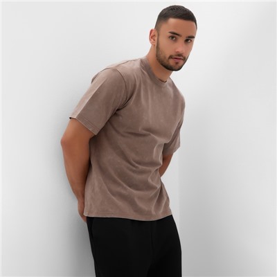 Футболка мужская MINAKU, коричневый, р-р 42-44