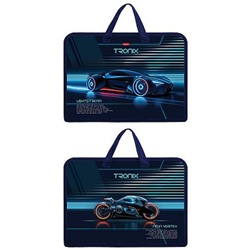 Папка для тетрадей пластиковая А4 на молнии с ручками 340х245х35 мм "Троникс" (094454) 07098 Хатбер