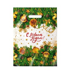 Пакет 30*40 Еловый Хит 7689