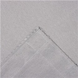 Скатерть Этель со стразами, 85×85 ±5 см, цвет серый, п/э