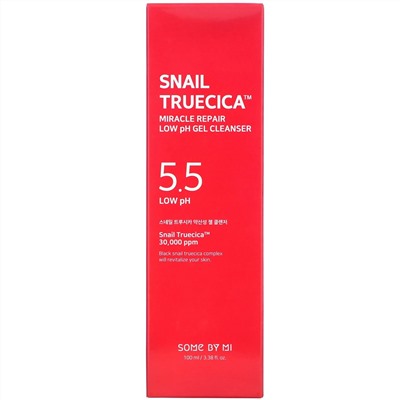 Some By Mi, Snail Truecica, Miracle Repair Low ph Gel Cleanser, 3.38 fl oz (100 ml)