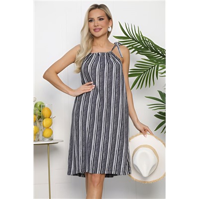 Сарафан Укрась лето! (синее/полоска) П13735-10М