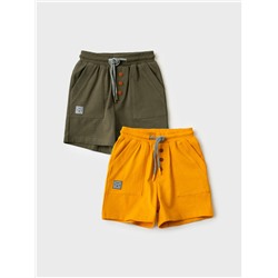 Шорты детские трикотажные для мальчиков, 2 шт в комплекте