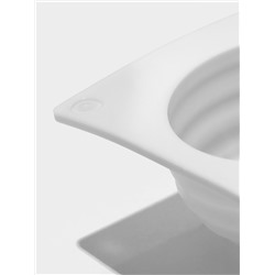 Форма для муссовых десертов и выпечки KONFINETTA «Джелли», силикон, 30×17.5×4 см, 8 ячеек (7.4×5.3×4 см), белая