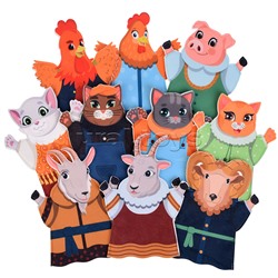 Театр на руку печать "Кошкин дом"