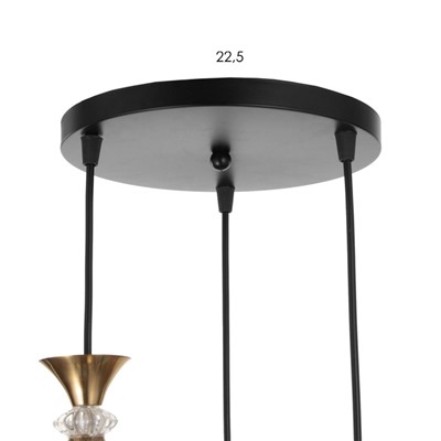 Светильник BayerLux 2100/3BK E27 40 Вт черный