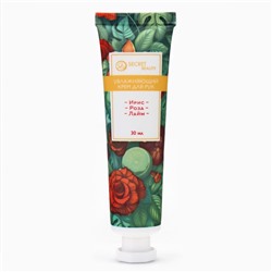 Крем для рук «Ирис, роза, лайм» увлажняющий, 30 мл, МИКС