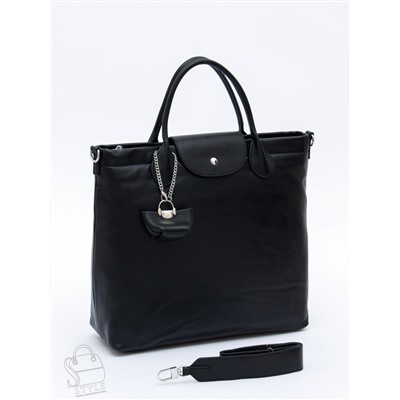 Сумка женская кожаная 1006LP black  Polina&Eiterou