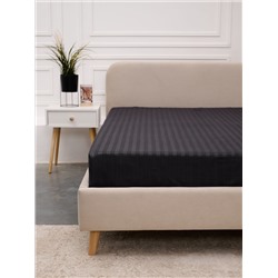 Простыня Микрофибра Страйп - Графит