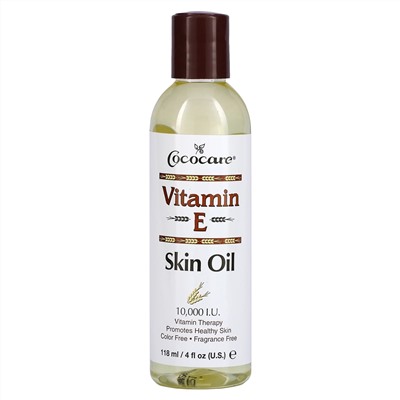 Cococare, Vitamin E Skin Oil, 10,000 I.U., 4 fl oz (118 ml)