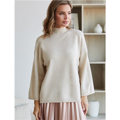 Свитер из пряжи с кашемиром