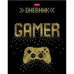 Дневник 1-11 класс (твердая обложка) "Золотой джойстик" 3D фольга (078923) 28788 Хатбер