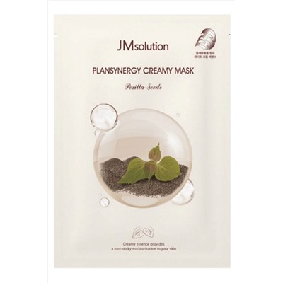 Jmsolution Тканевая маска для сияния кожи с семенами периллы / Plansynergy Creamy Mask Perilla Seeds, 30 мл KRISTALLER, 1110500